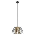 Eglo Pendel Lampe Encinitos Sort, Guld | Egnet til E27