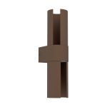 Eglo Vægbelysning Montelauro Aluminium Rusten Up & Down 7W 800lm - 865 Dagslys | IP65