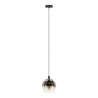 Eglo Pendel Lampe Ariscani 1 Stål Sort | Egnet til E27