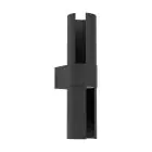 Eglo Vægbelysning Montelauro Aluminium Sort Up & Down 7W 800lm - 865 Dagslys | IP65